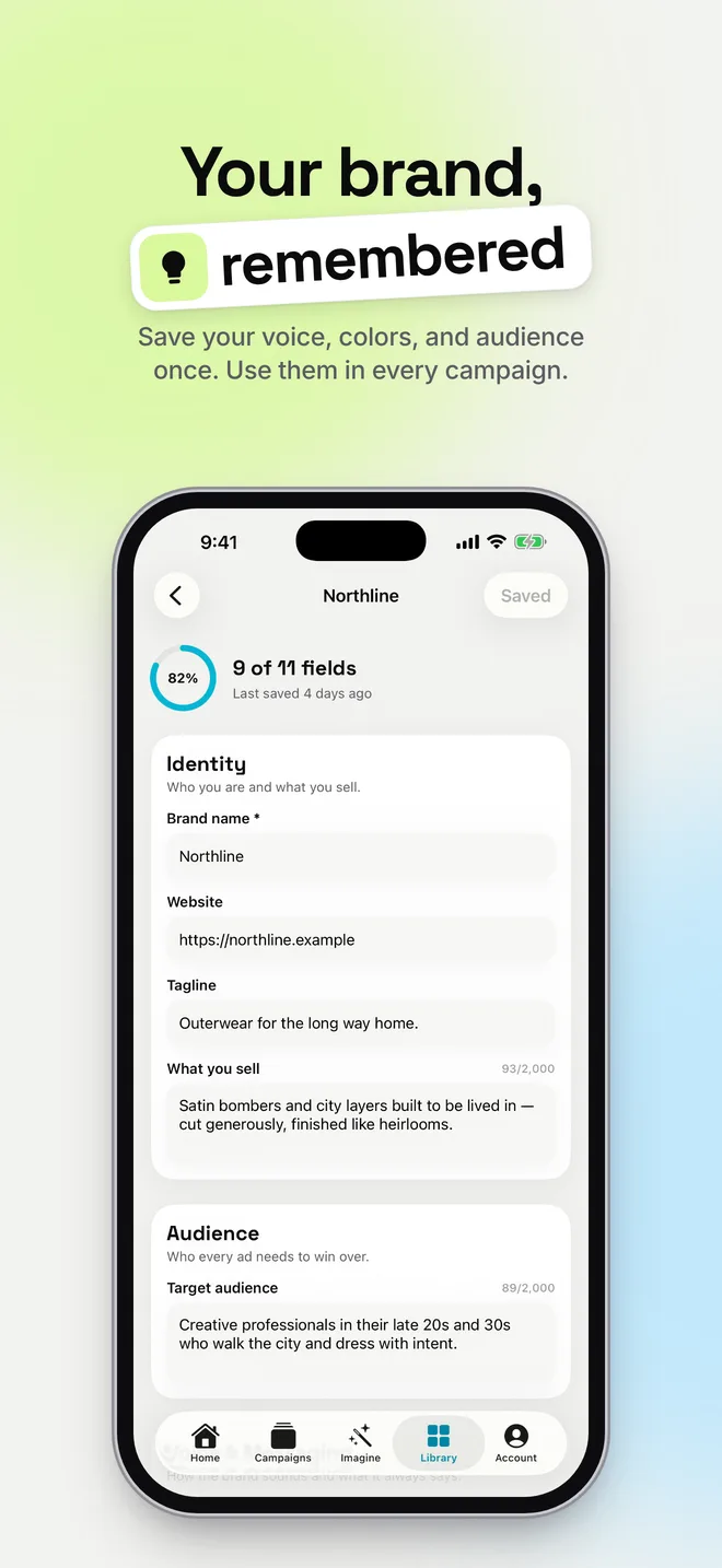 Your brand, remembered, in the Nucleus editor